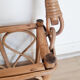 Rattan bottle basket, 50s