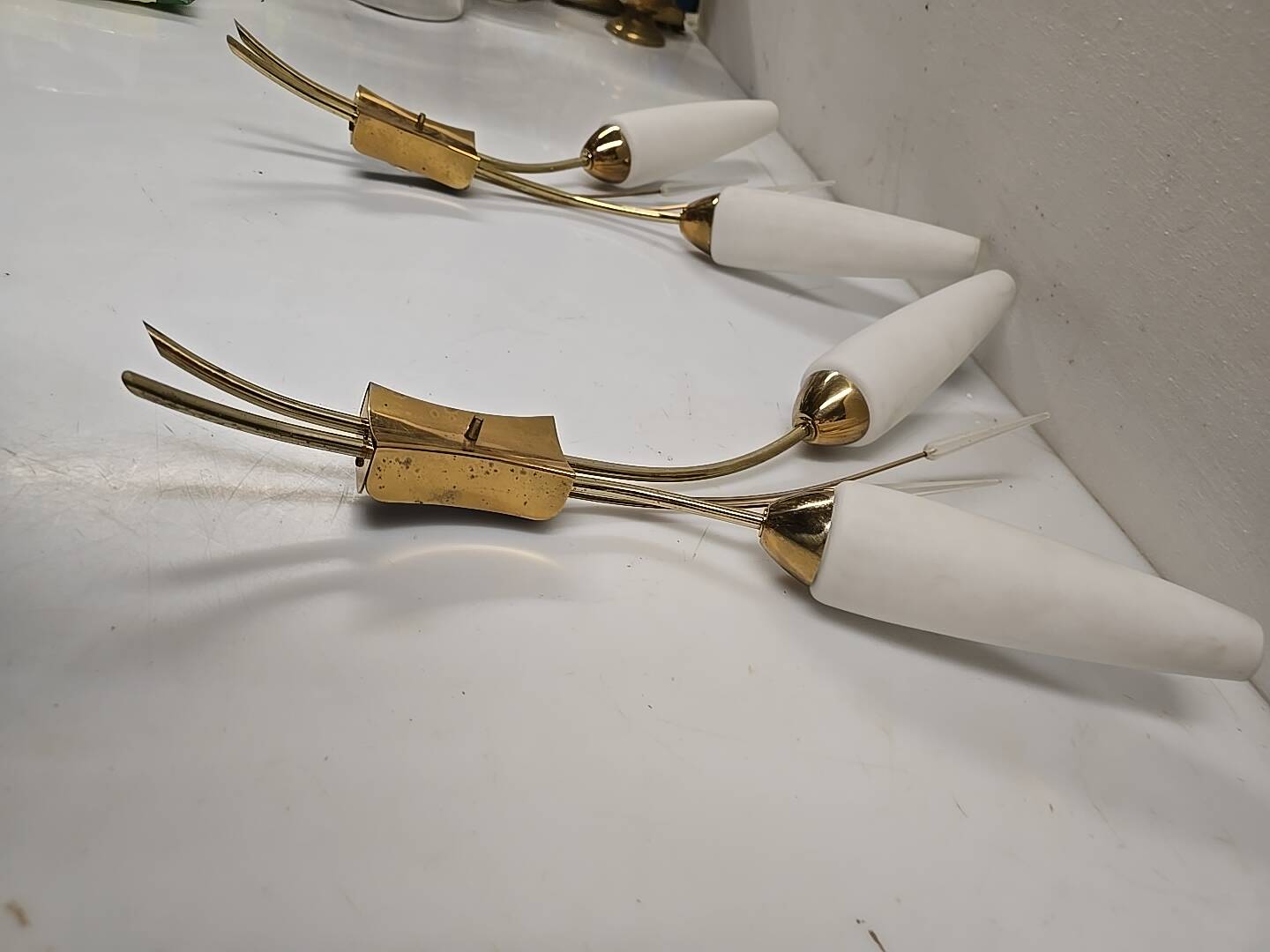 Pair of vintage wall lights from the 50s/60s