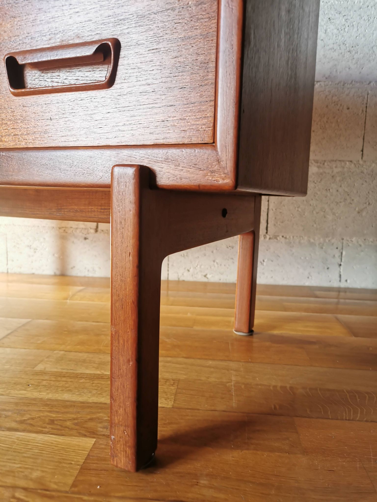 Scandinavian teak dresser by Arne Wahl Iversen for Brenderup.