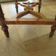 Rare - portfolio game table in marquetry and decorative bronze - Louis XVI style - Early 1900