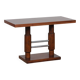 Modernist coffee table in wood and chrome metal, 1930.