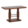 Modernist coffee table in wood and chrome metal, 1930.