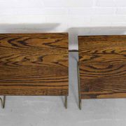 Tables gigognes en bois de teck vintage par Brabantia