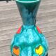 Small vase in glazed ceramic Vintage 60s signed Elise
