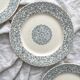 3 ironstone "Renaissance" plates from Creil and Montereau