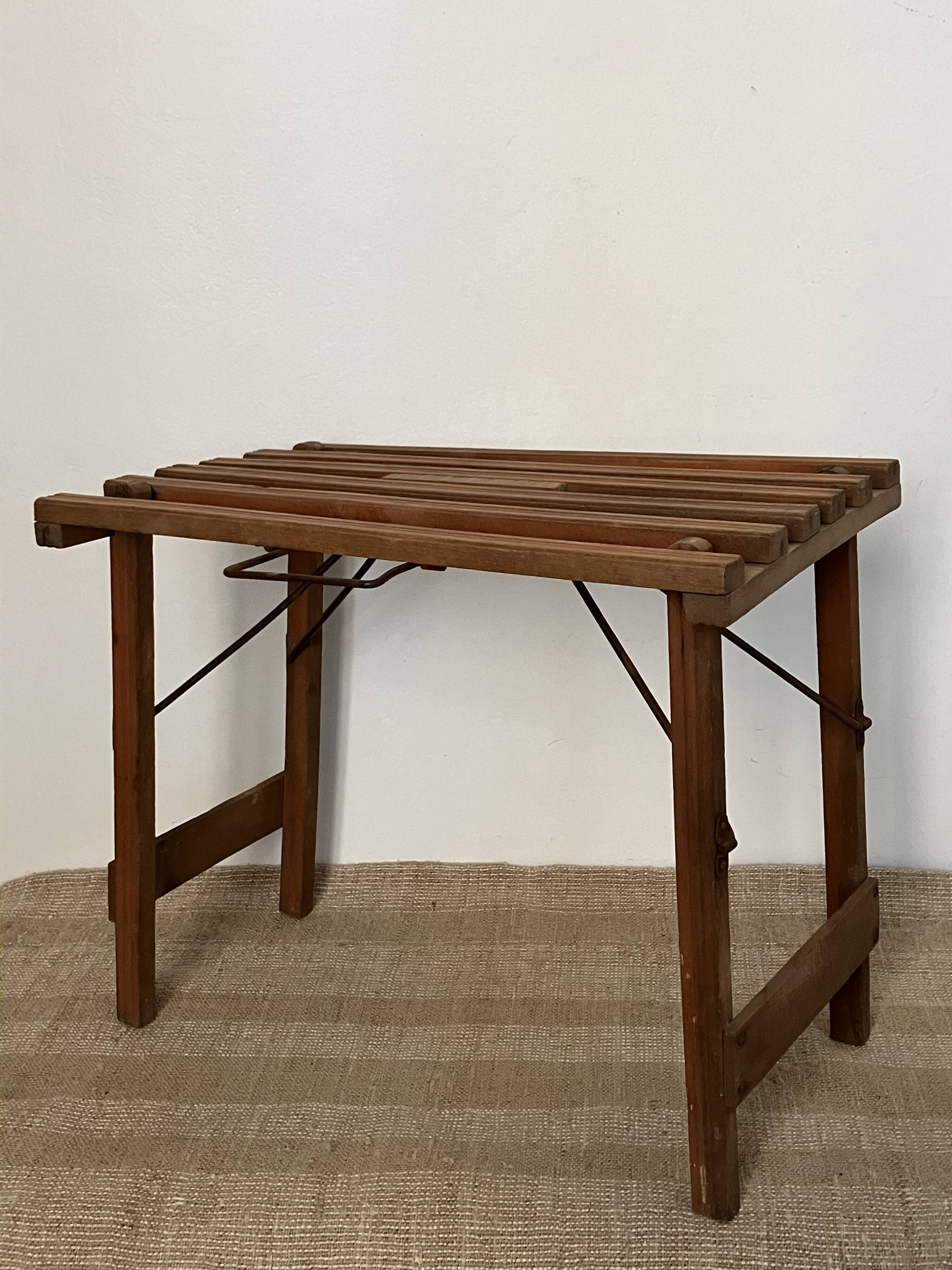Folding stool for fisherman or painter