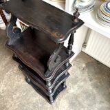 Library, Napoleon III music stand in blackened wood.