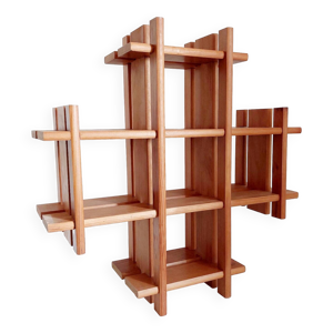 Étagère vintage cruciforme - bois