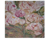 Tableau fleurs signé et livré avec son certificat d'authenticité