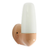 Beautiful Mid Century Modern glass ceramic wall lamp by Wagenfeld