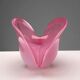 Vintage Murano glass shell from Formia, Italy, 1970s.