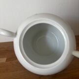 Beautiful vintage porcelain sugar bowl with a floral pattern.