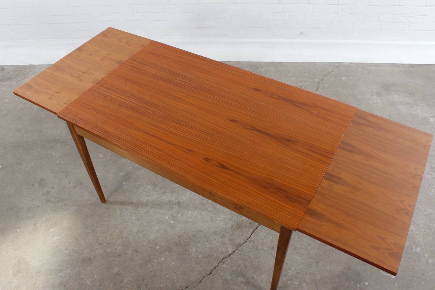 Vintage Nussbaum Tisch Mid Century Design Retro 60s 70s