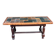 Rectangular coffee table made of solid wood and ceramic 1950