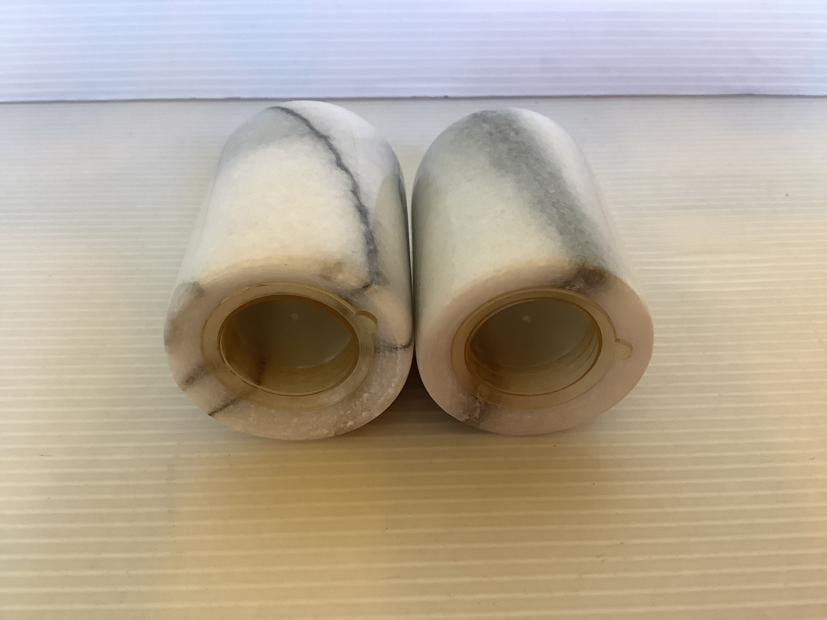 Salt and pepper shaker marble salt and pepper
