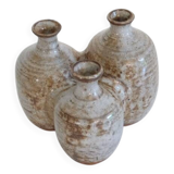 Tripod vase in glazed stoneware 1960