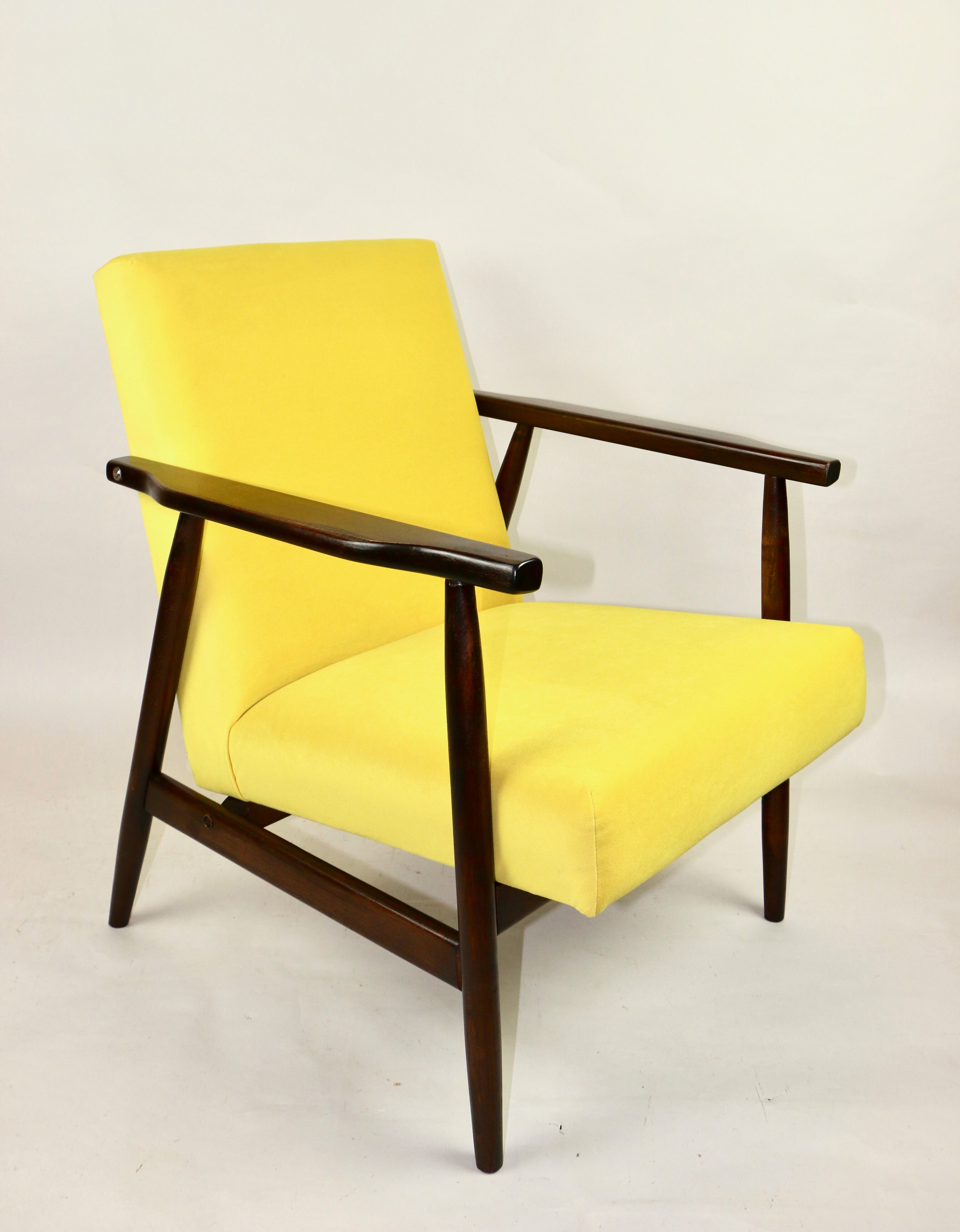 Fauteuil jaune, années 1970