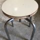 Vintage screw workshop stool