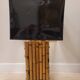 Natural bamboo lamp, 70's – Italia