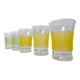 5 granita glasses
