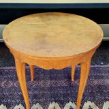 Art Deco gueridon in light burl – Louis XV inspiration