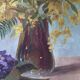 Peinture sur bois, les mimosas, Belli