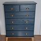 Rød Sødgren chest of drawers blue glove 4
