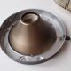 Vintage wall/ceiling light in amber glass / RZB Germany