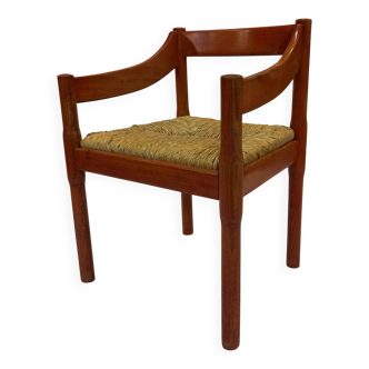 Vintage Carimate chair design by Vico Magistretti