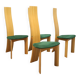 Ensemble de 4 chaises design Iris chair Bob van den Berghe