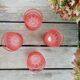 Lot de 12 verres roses