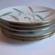 Delvaux Paris porcelain dessert plates