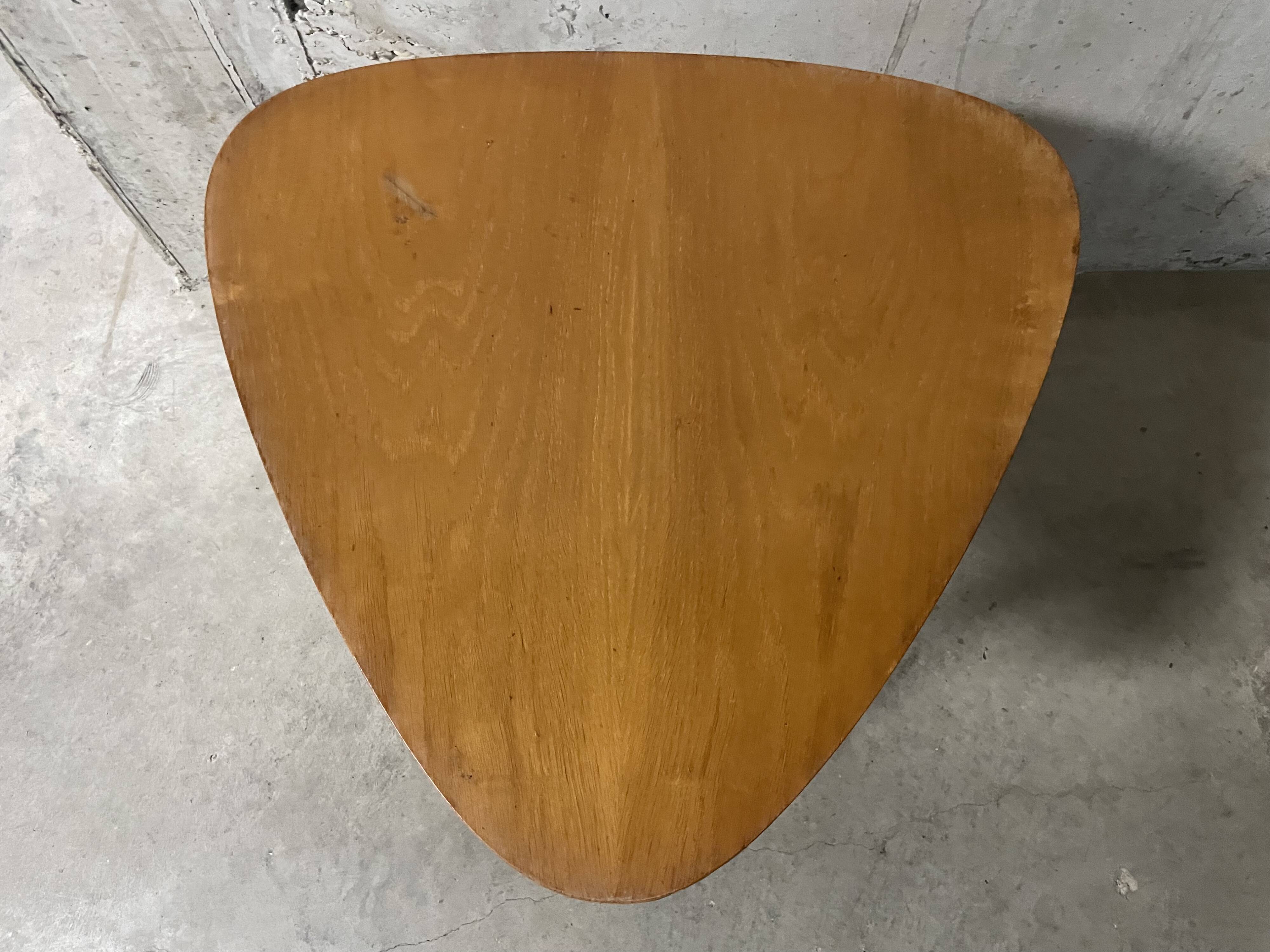 1960s tripod coffee table