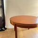 Round table with butterfly extension 70s