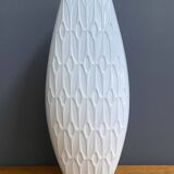 Large vintage white ceramic vase by Alka Kunst Bavaria