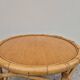 Vintage 1960s rattan coffee table