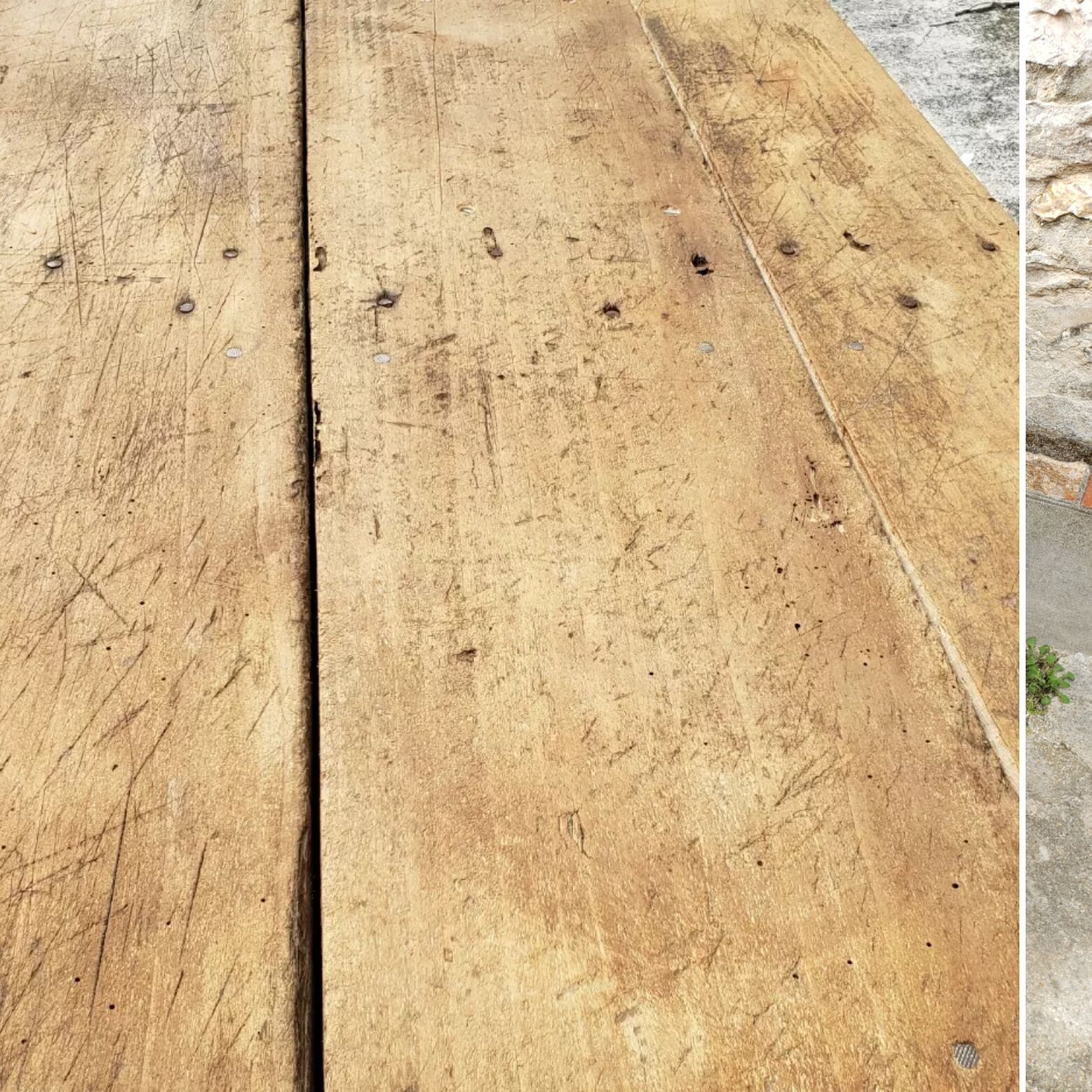 Double-sided counter trade furniture