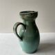 Vintage celadon ceramic pitcher