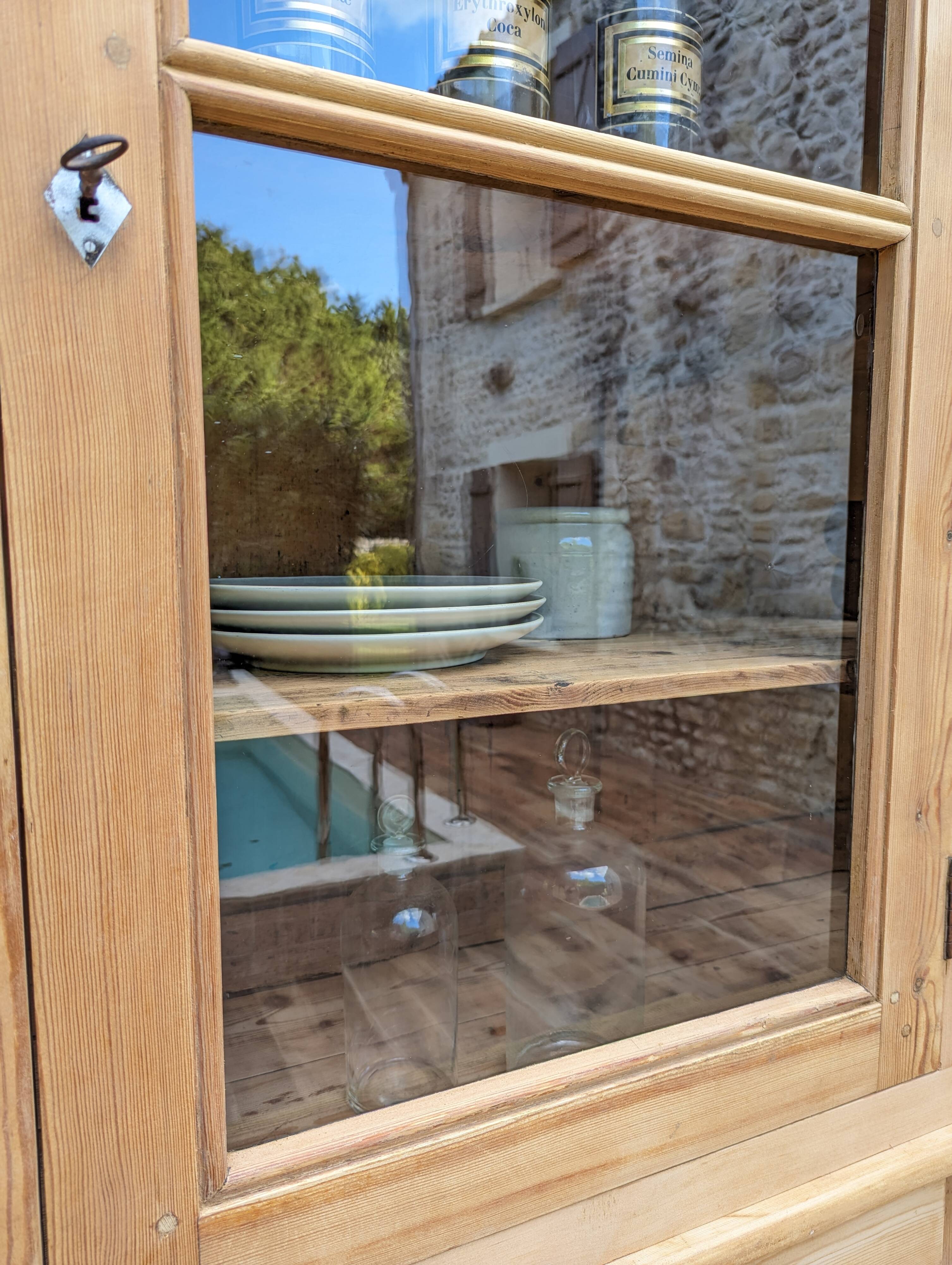 Old glazed furniture