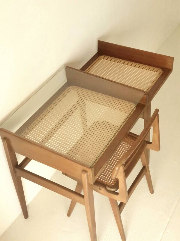 Bureau et chaise Michel Ducaroy pour SNA Roset 1950 -1960