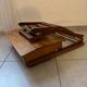 Bureau et chaise pliable enfant vintage