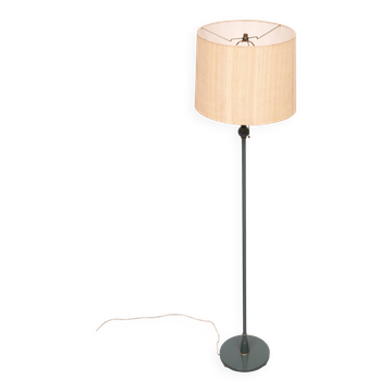 Classic Green color wooden floor lamp 1950s France