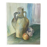 Oil on canvas, Still life, signed Cassin