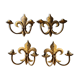 Lys flower brass sconces