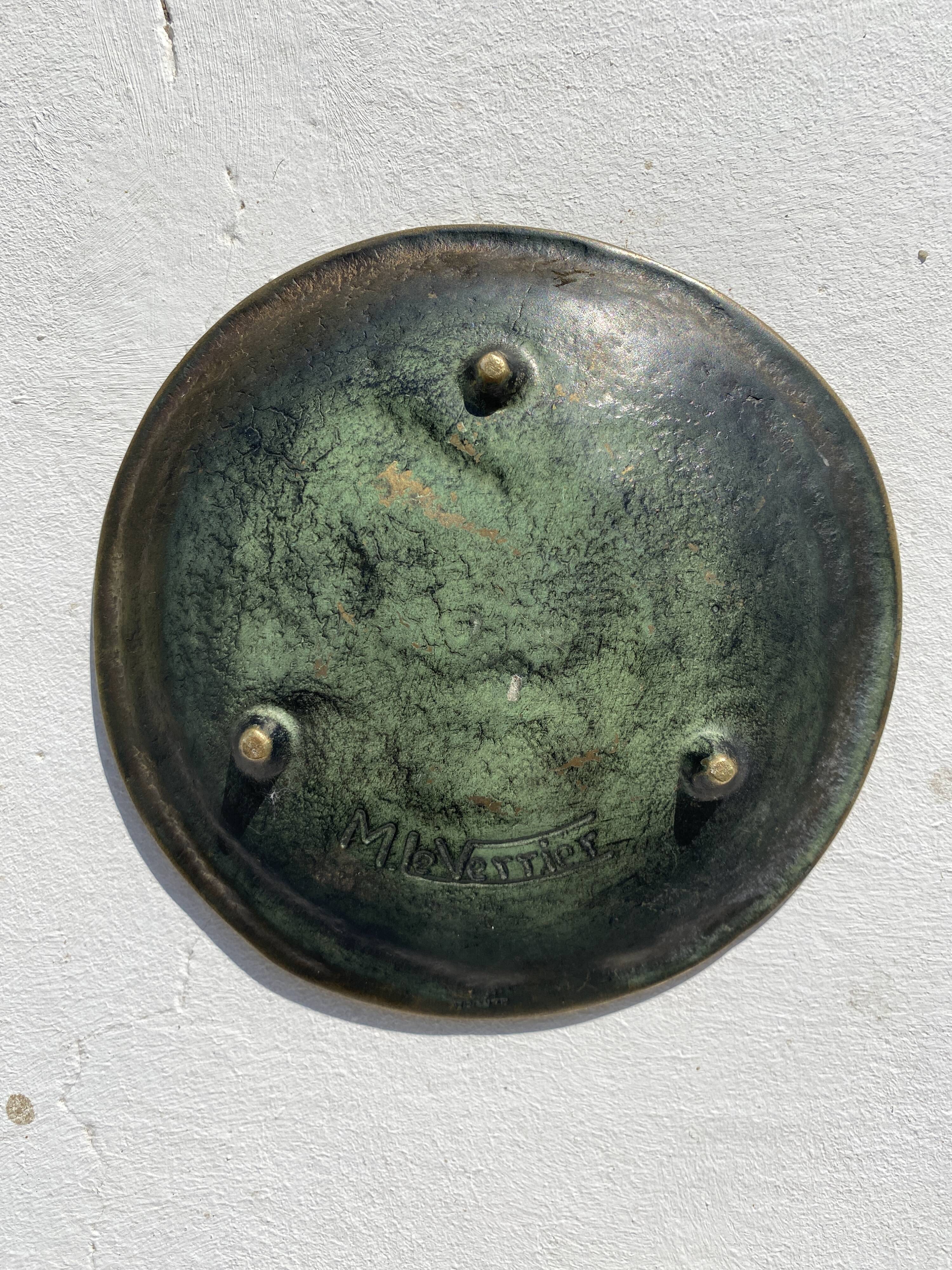 Ashtray bronze Max the glassmaker