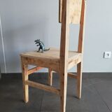 vintage wooden chair, 50s