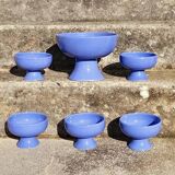 Ceramic bowls, dessert service, 1980