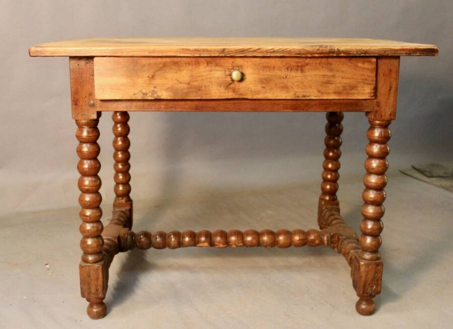 Louis XIII Writing Table with Rosary Feet