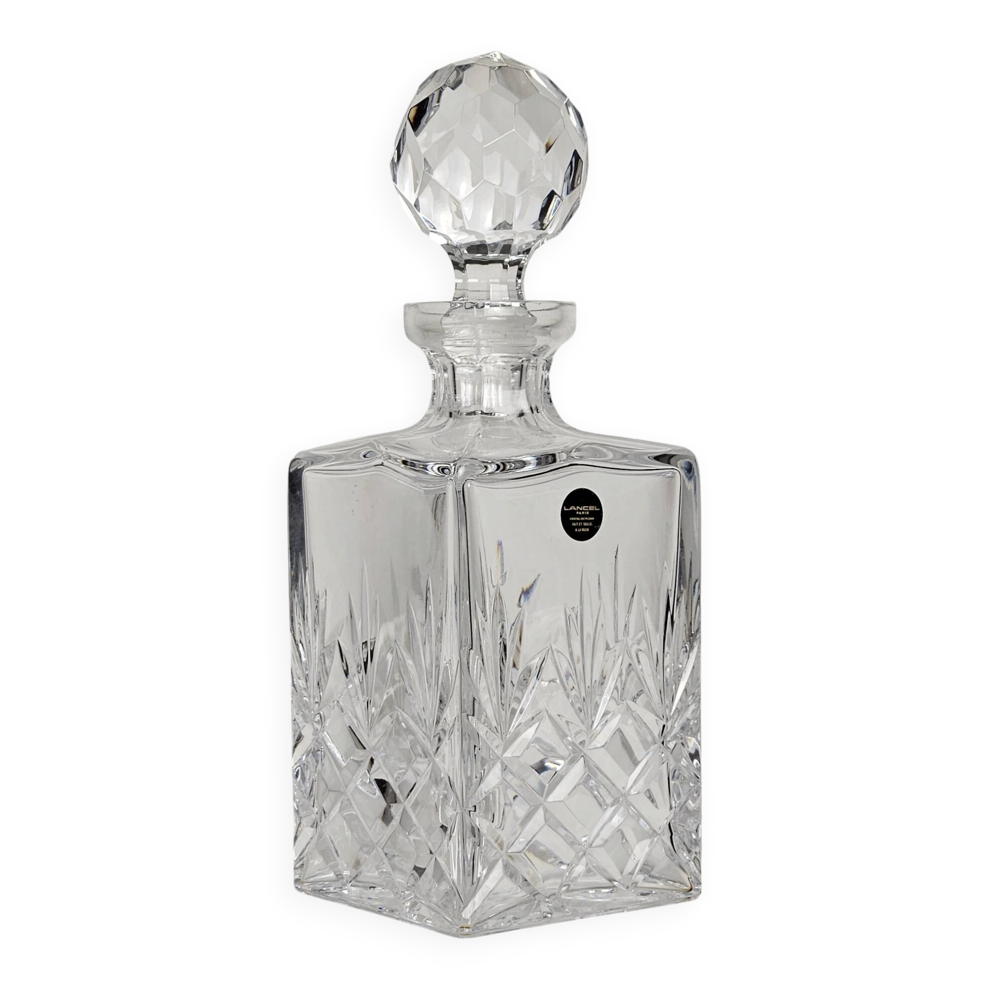 Carafe à whisky cristal Lancel Paris