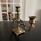 neo classic brass candle holder